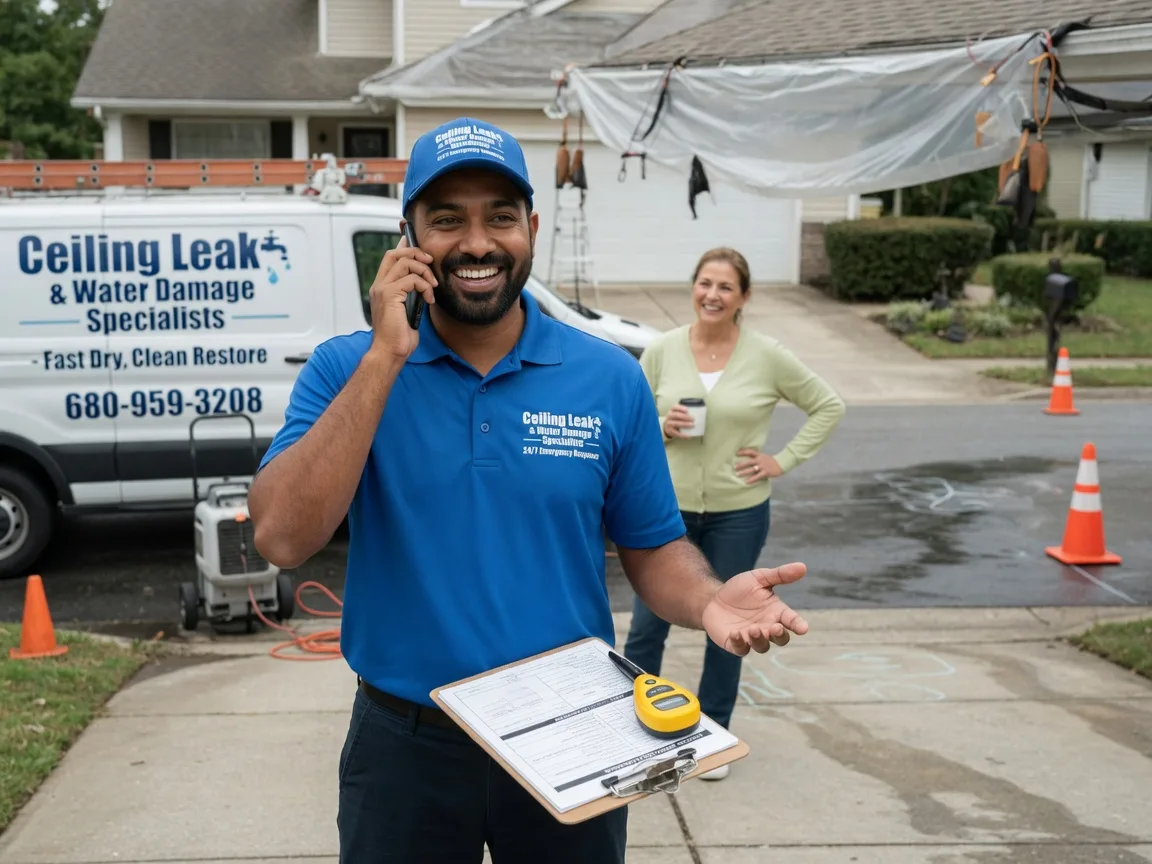 Ceiling Leak Cleanup Bridgeport, TX FAQs